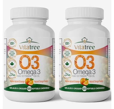 VitaTree Omega 3 Fish Oil 60-Day