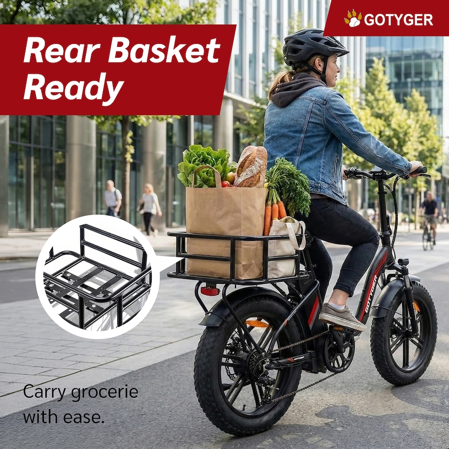 Image 627735_ALTMORE4.jpg, Product 627-735 / Price $1,599.99, GoTyger Foldable For Errands & Fun Cargo E-Bike  from Gotyger on TSC.ca's Health & Fitness department