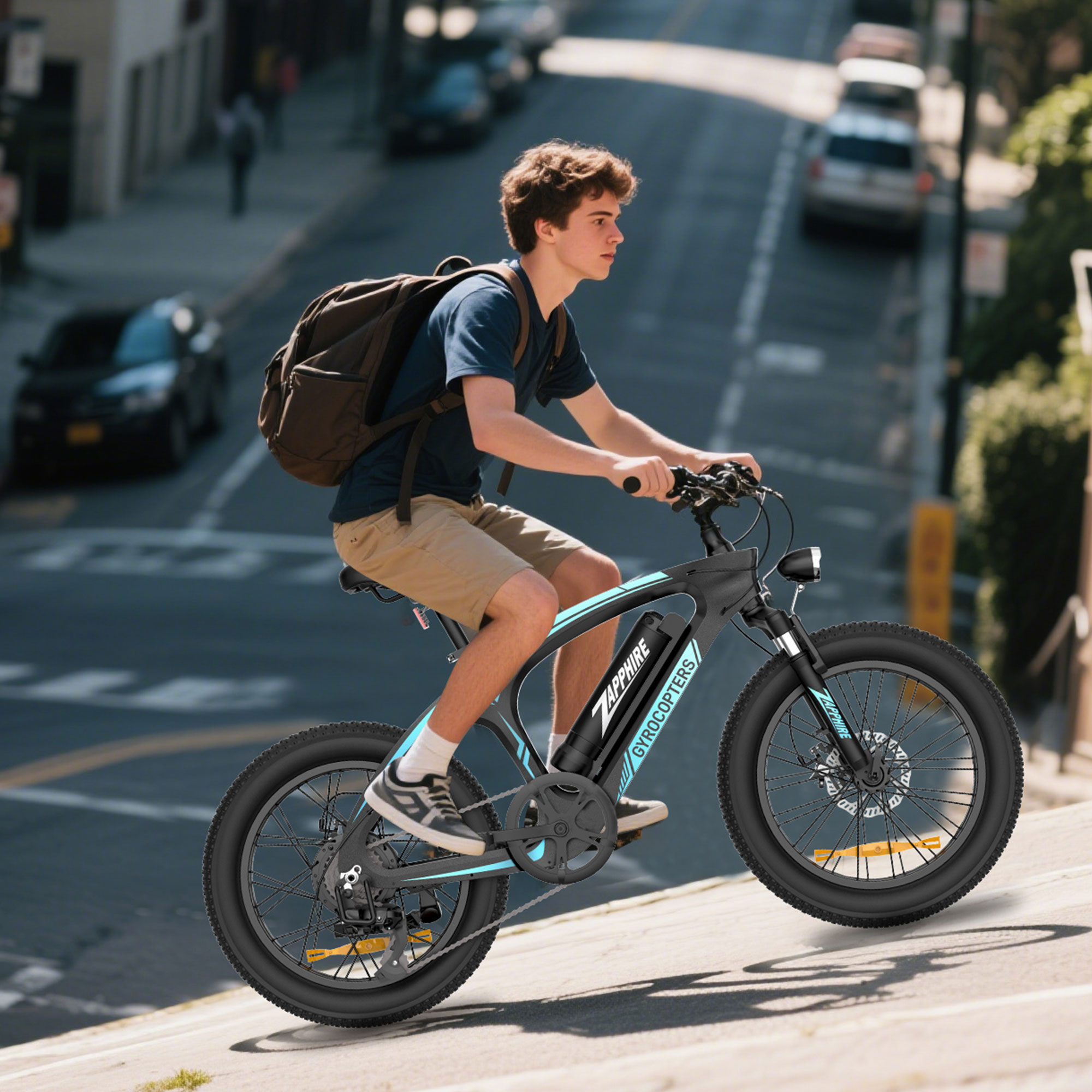Gyrocopters Zapphire Mountain E-Bike - TSC.ca
