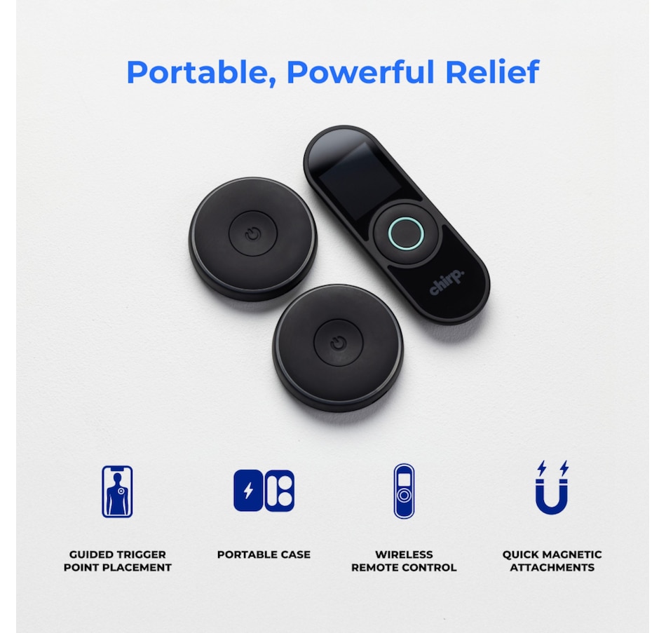 Image 627941_ALTMORE5.jpg, Product 627-941 / Price $259.99, Chirp Halo Wireless Muscle Stimulator from Chirp on TSC.ca's Health & Fitness department