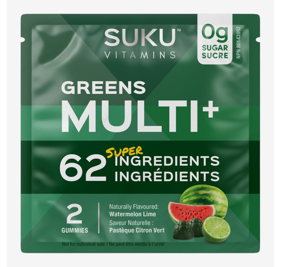 Image 627948_ALTMORE1.jpg, Product 627-948 / Price $79.96, Suku Greens Multi+ 4-Pack from SUKU Vitamins on TSC.ca's Health & Fitness department