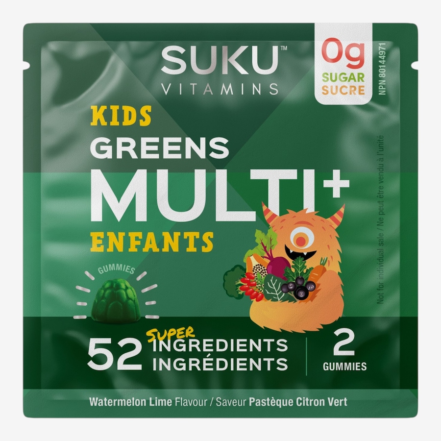 Image 627949_ALTMORE1.jpg, Product 627-949 / Price $79.96, SUKU Kids Greens Multi+ 4-Pack from SUKU Vitamins on TSC.ca's Health & Fitness department