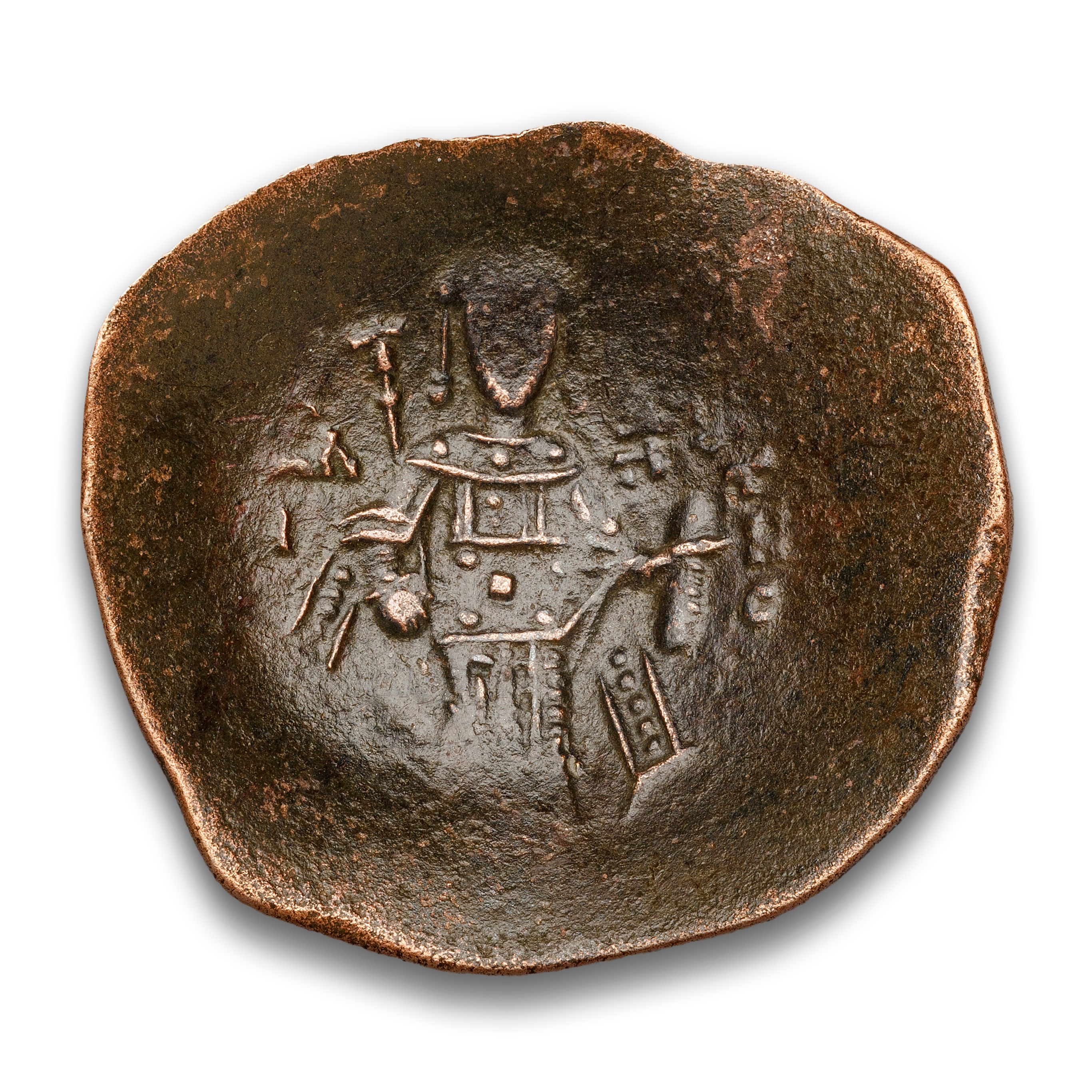 Byzantine Empire Bronze Scyphate, 11th–13th Century - TSC.ca