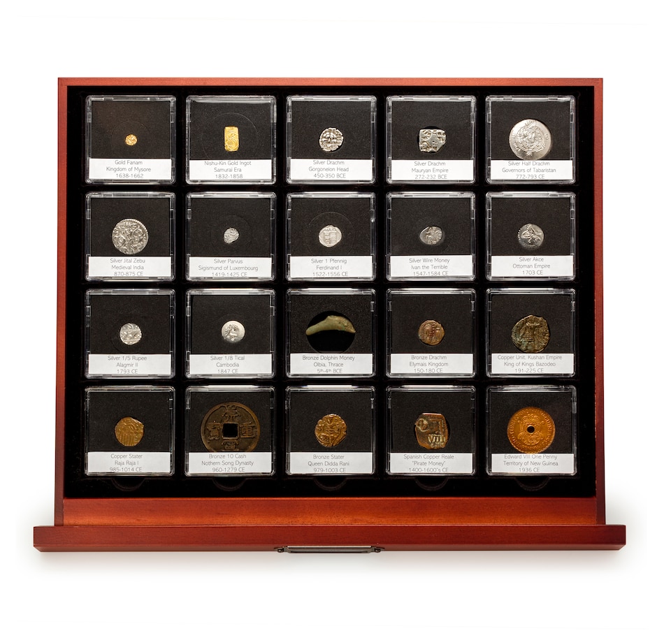 Image 629555_ALTMORE1.jpg, Product 629-555 / Price $1,995.00, Extraordinary Money of the World, 450 BCE to 1936, 20-Piece Collection from Canadian Coin & Currency on TSC.ca's Coins department