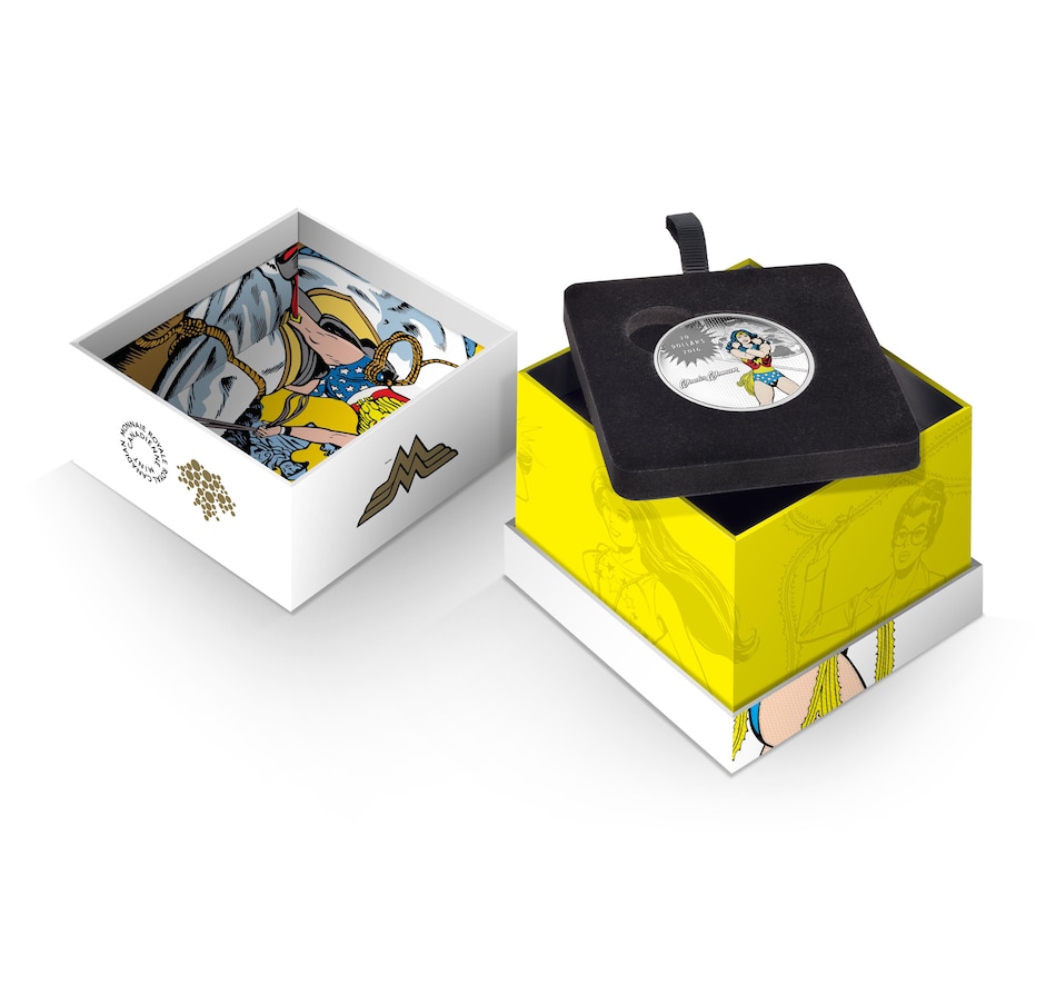 Image 630048_ALTMORE2.jpg, Product 630-048 / Price $119.95, $20 Wonder Woman Fine Silver Coin from Royal Canadian Mint (RCM) on TSC.ca's Coins department