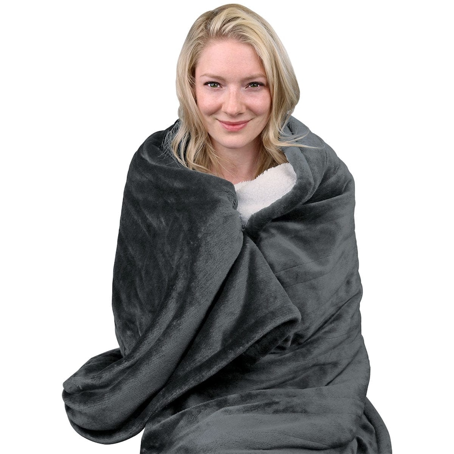Image 630159_ALTMORE2.jpg, Product 630-159 / Price $75.99, Relaxus Heated Electric Sherpa Throw Blanket from Relaxus on TSC.ca's Home & Garden department