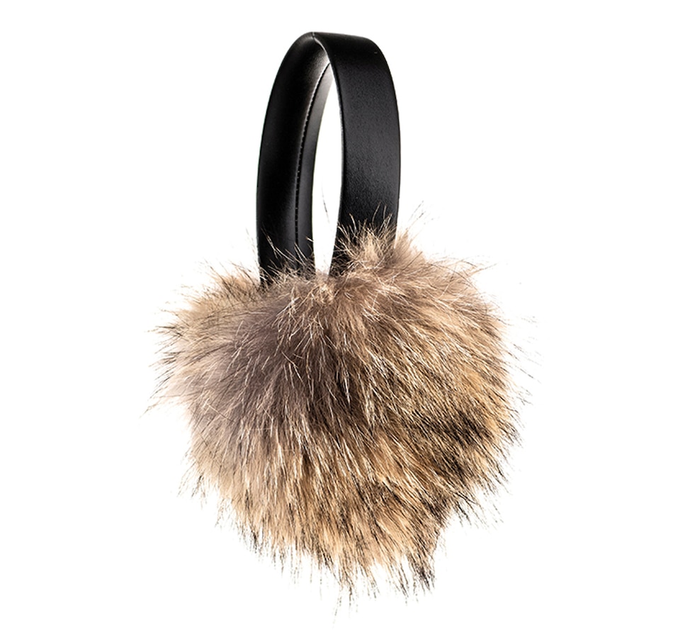 Image 630225_RACON.jpg, Product 630-225 / Price $99.00, Harricana Earmuffs With Upcycled Fur from Harricana on TSC.ca's Clothing & Shoes department