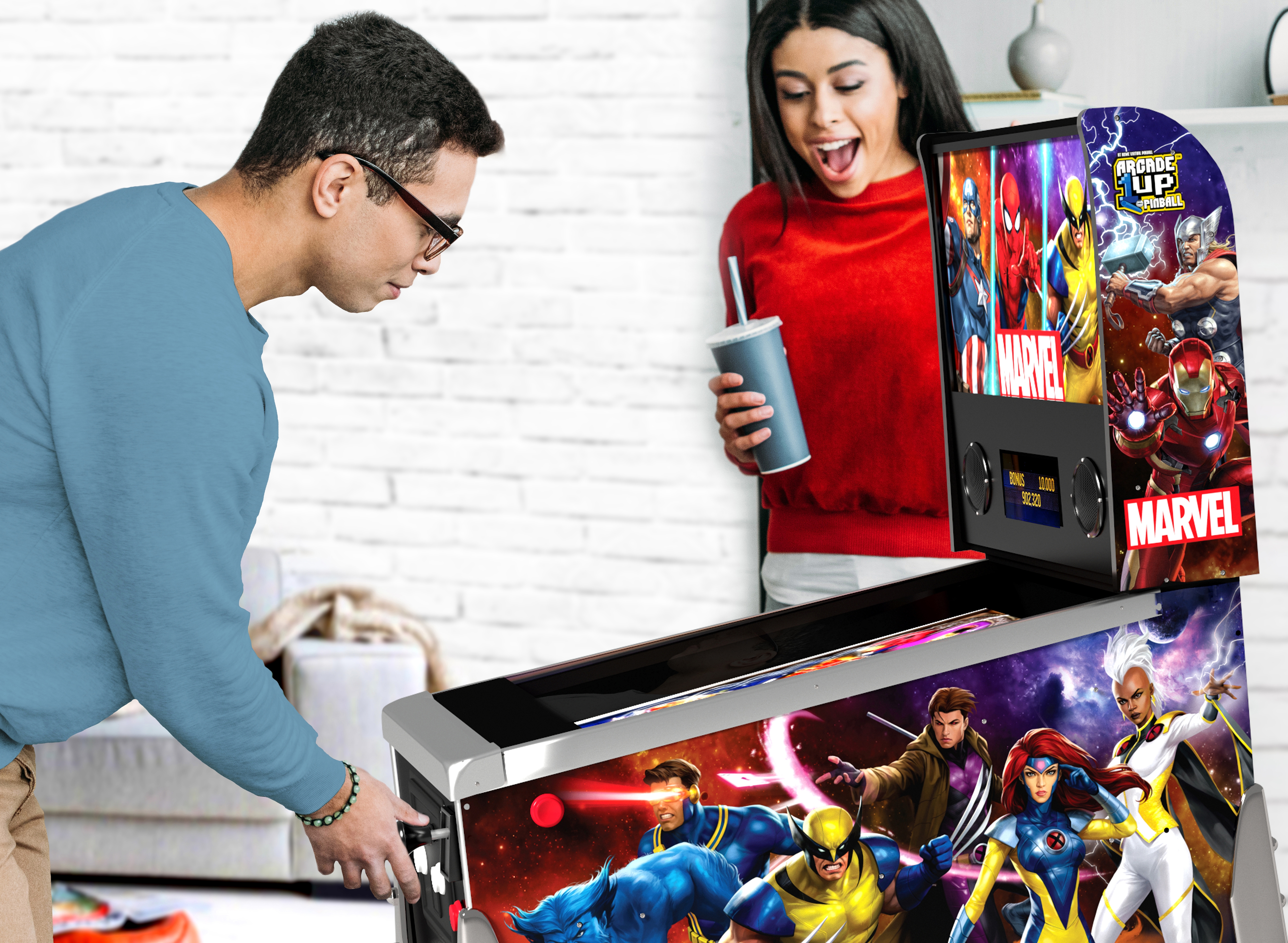 【期間限定出品】　arcade1up Marvel Pinball Arcade1up Marvel Pinball - Limited Edition - Perfect Condition