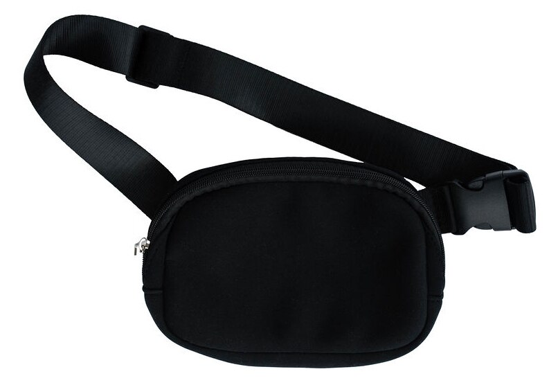 Black velvet fanny pack hotsell