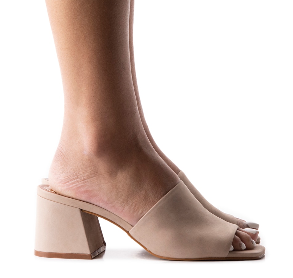 Image 630512_BGE.jpg, Product 630-512 / Price $128.00, L'Intervalle Clarabella Mule Heel Sandal from L'Intervalle on TSC.ca's Shoes department