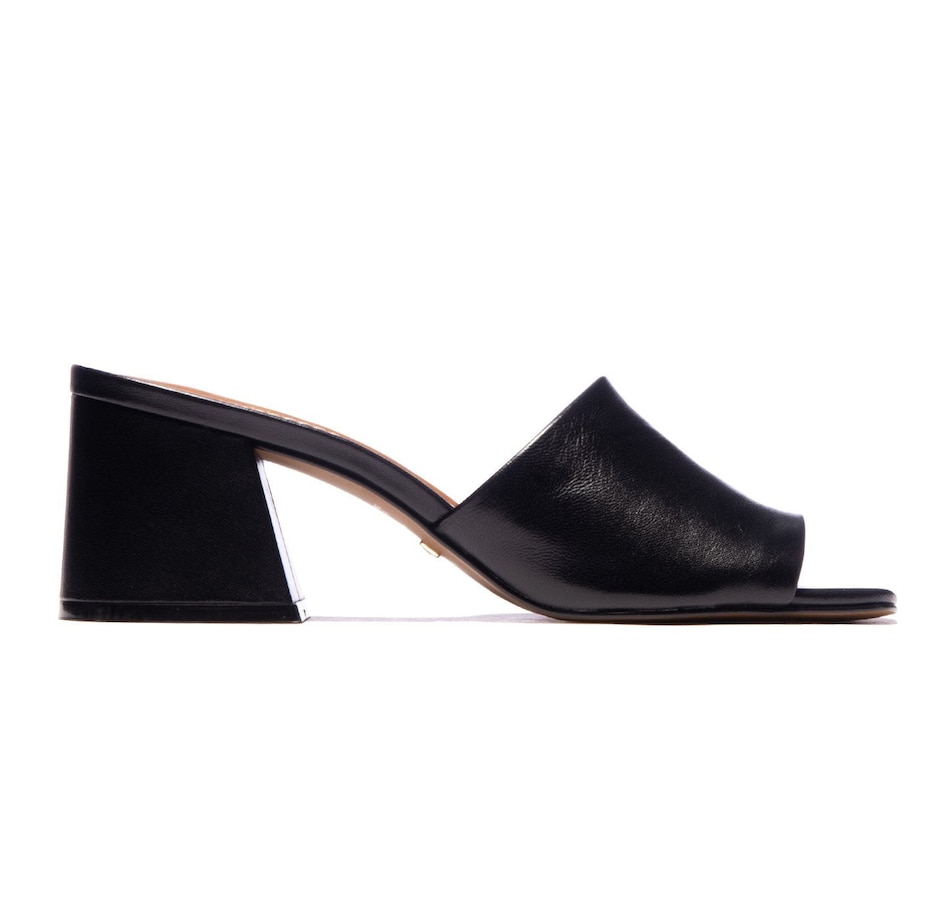 Image 630512_BLK.jpg, Product 630-512 / Price $128.00, L'Intervalle Clarabella Mule Heel Sandal from L'Intervalle on TSC.ca's Shoes department