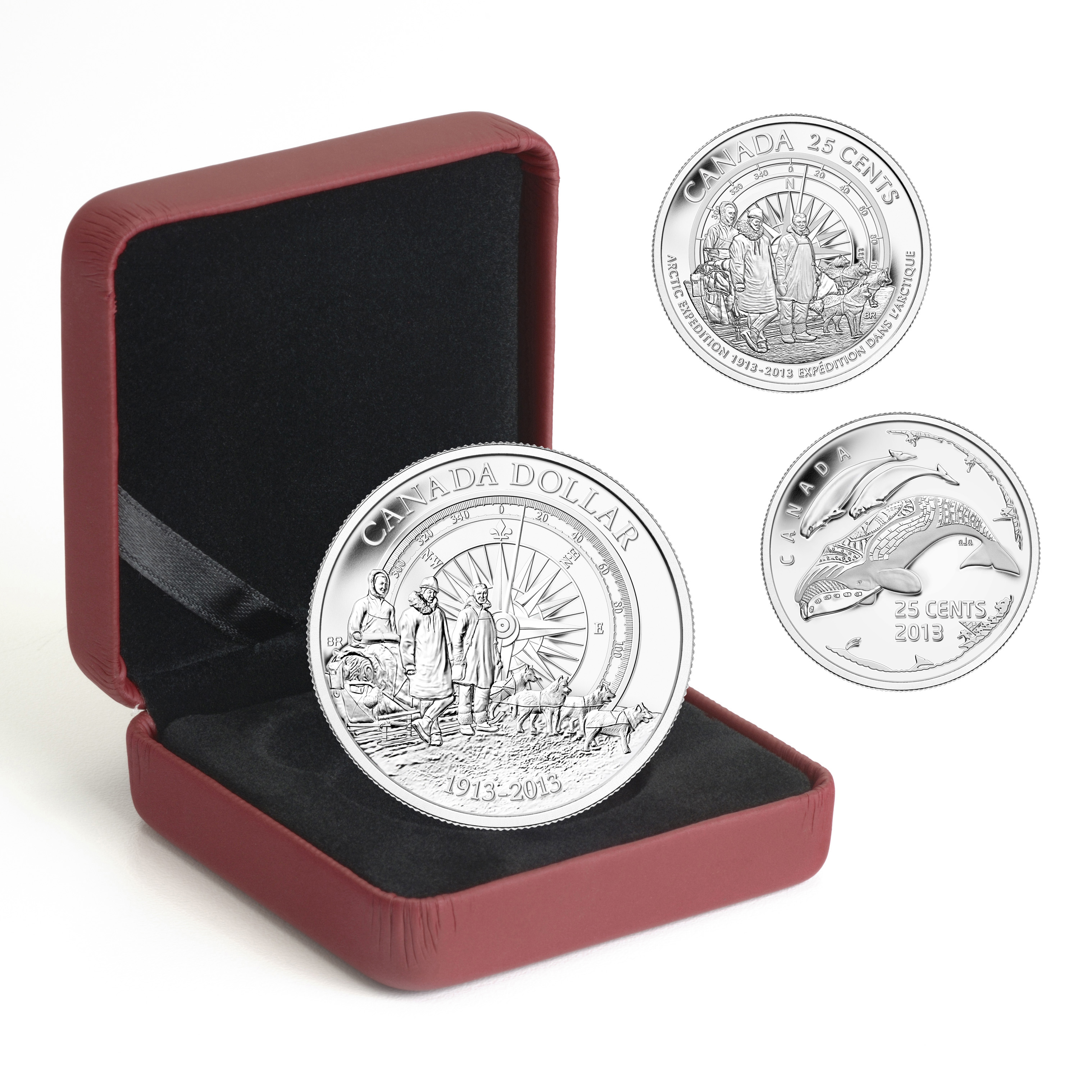 Brilliant Uncirculated Silver Dollar Coin Arctic Expedition plus