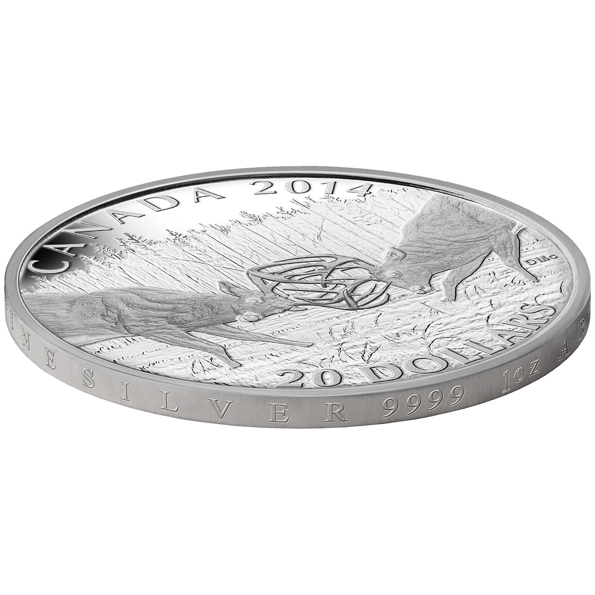 $20 Fine Silver Coin White-Tailed Deer - TSC.ca