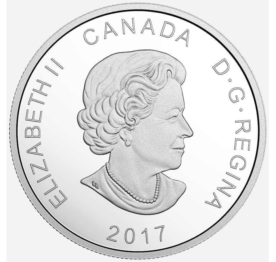 Image 630629_ALTMORE1.jpg, Product 630-629 / Price $108.88, $20 Fine Silver Coin with Real Diamond Dust Glistening North: The Arctic Wolf from Royal Canadian Mint (RCM) on TSC.ca's Coins department