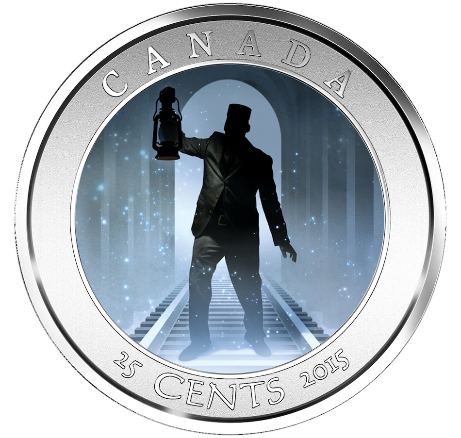 Image 630662.jpg, Product 630-662 / Price $29.95, 25-Cent Haunted Canada Lenticular Coin - The Brakeman from Royal Canadian Mint (RCM) on TSC.ca's Coins department