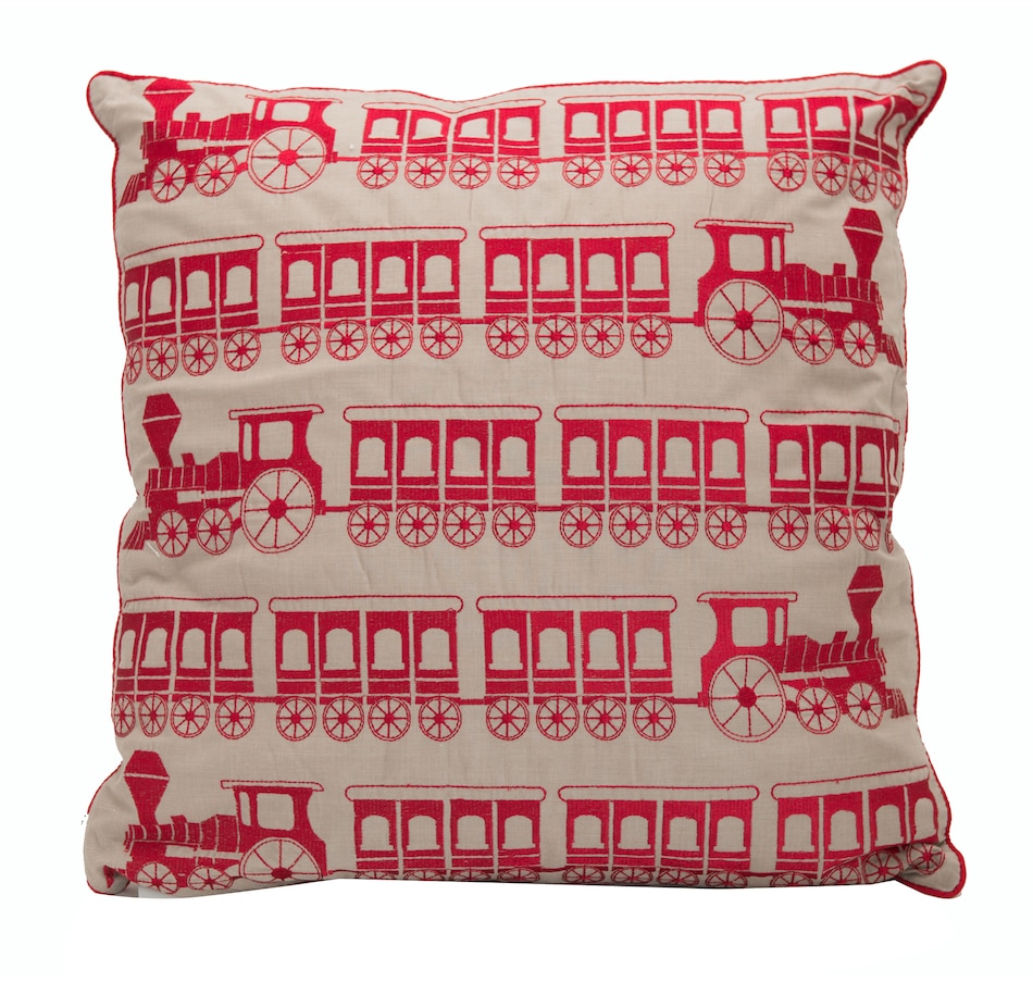 Image 630680_SQR.jpg, Product 630-680 / Price $44.99, Maholi Kids Bedding Steam Train Cushion from Maholi on TSC.ca's Home & Garden department