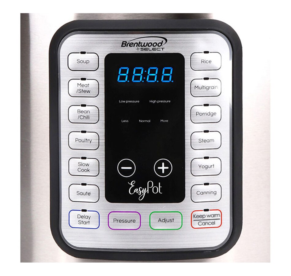 Image 630913_ALTMORE3.jpg, Product 630-913 / Price $159.99, Brentwood Select Easy Pot 8-In-1 Pressure Cooker from Brentwood Appliances on TSC.ca's Kitchen department