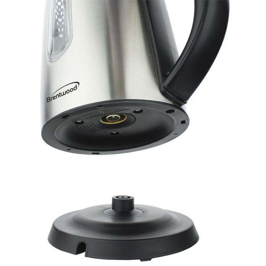 Image 630928_ALTMORE2.jpg, Product 630-928 / Price $64.99, Brentwood 1L Stainless Steel Cordless Electric Kettle from Brentwood Appliances on TSC.ca's Kitchen department