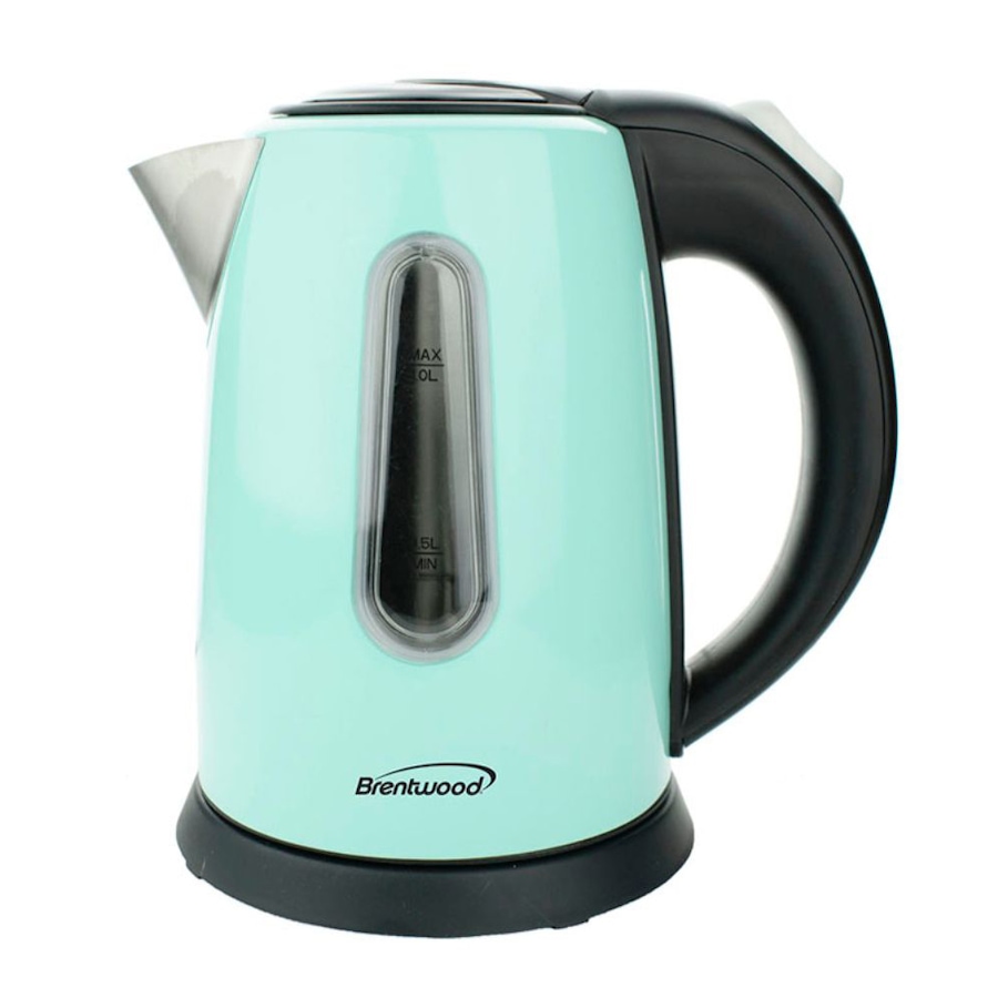 Image 630928_BLU.jpg, Product 630-928 / Price $64.99, Brentwood 1L Stainless Steel Cordless Electric Kettle from Brentwood Appliances on TSC.ca's Kitchen department