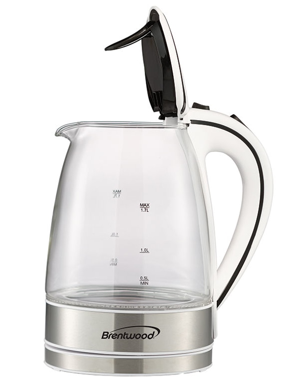 Brentwood 1.7L Cordless Glass Electric Kettle