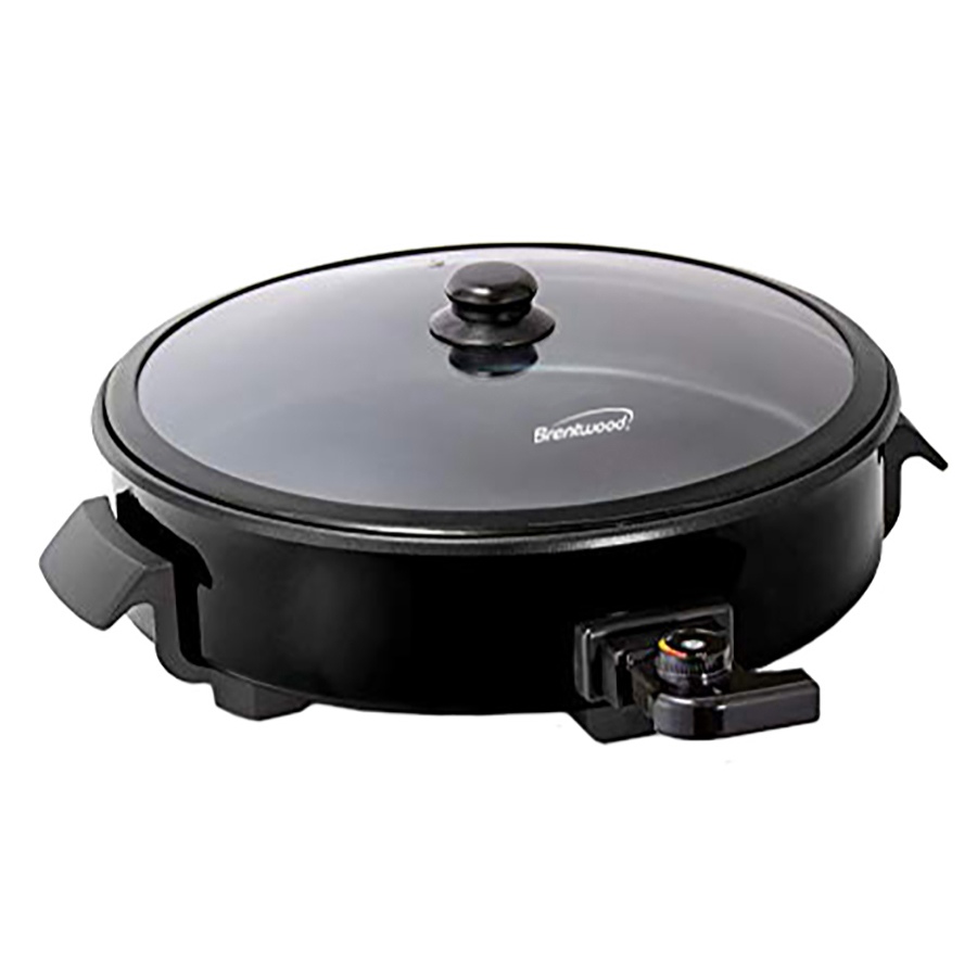 Image 630936.jpg, Product 630-936 / Price $64.99, Brentwood Round Non-Stick 12" Electric Skillet with Lid from Brentwood Appliances on TSC.ca's Kitchen department