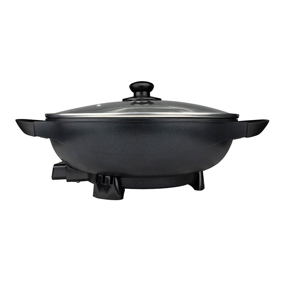 Image 630937.jpg, Product 630-937 / Price $74.99, Brentwood Non-Stick Flat Bottom 13" Electric Wok Skillet with Vented Glass Lid from Brentwood Appliances on TSC.ca's Kitchen department