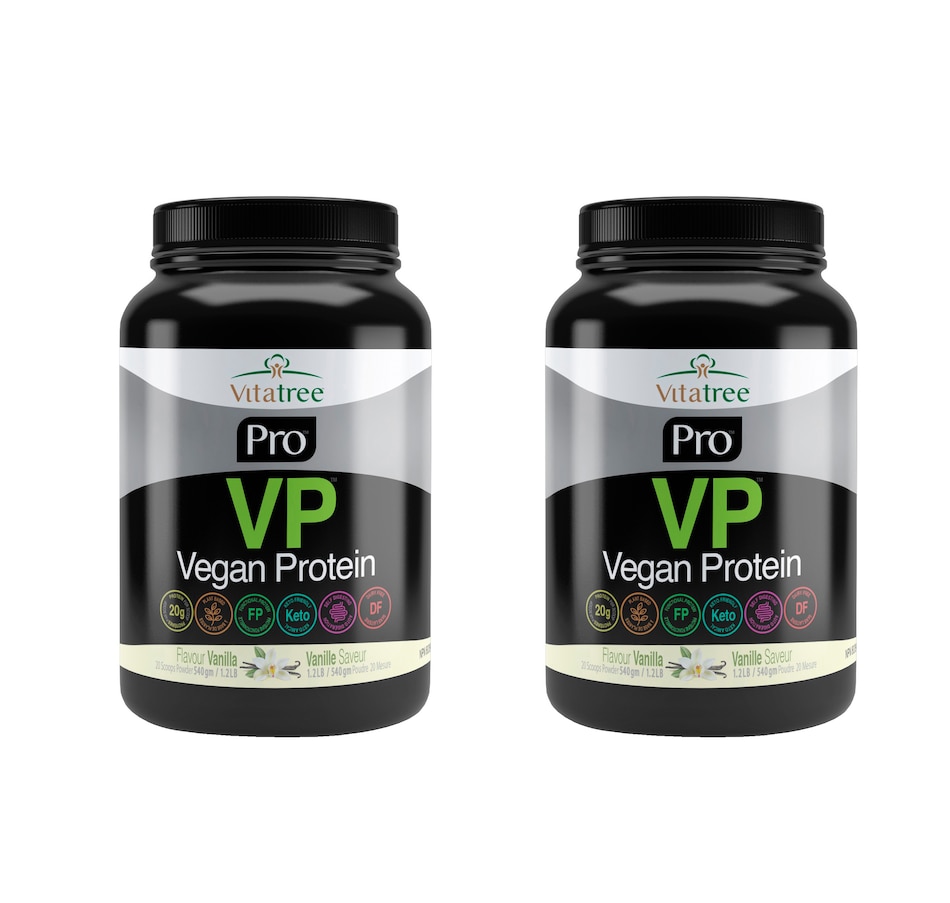 Image 631136_VAN.jpg, Product 631-136 / Price $133.99, VitaTree Vegan Pro Protein Powder Duo from VitaTree Nutritionals on TSC.ca's Health & Fitness department