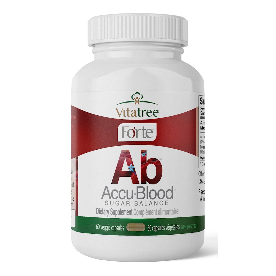 Image 631156.jpg, Product 631-156 / Price $50.49, VitaTree Forte Accu-Blood Sugar Balance 30-Day from VitaTree Nutritionals on TSC.ca's Health & Fitness department
