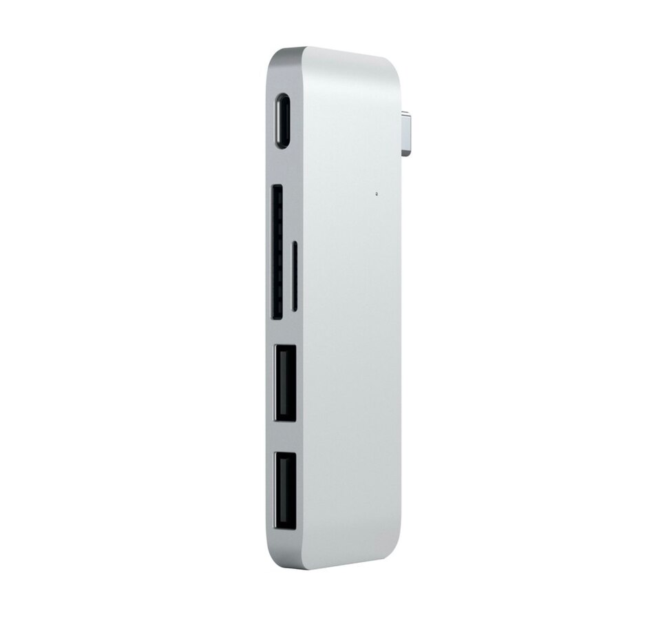 Image 631227_SIL.jpg, Product 631-227 / Price $69.99, Satechi Pass-Through Hub for USB-C Devices from Satechi on TSC.ca's Electronics department