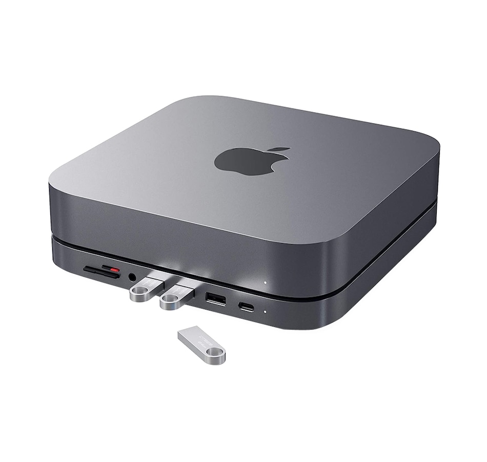 Image 631236.jpg, Product 631-236 / Price $99.99, Satechi Aluminum Stand Hub for Mac Mini from Satechi on TSC.ca's Electronics department