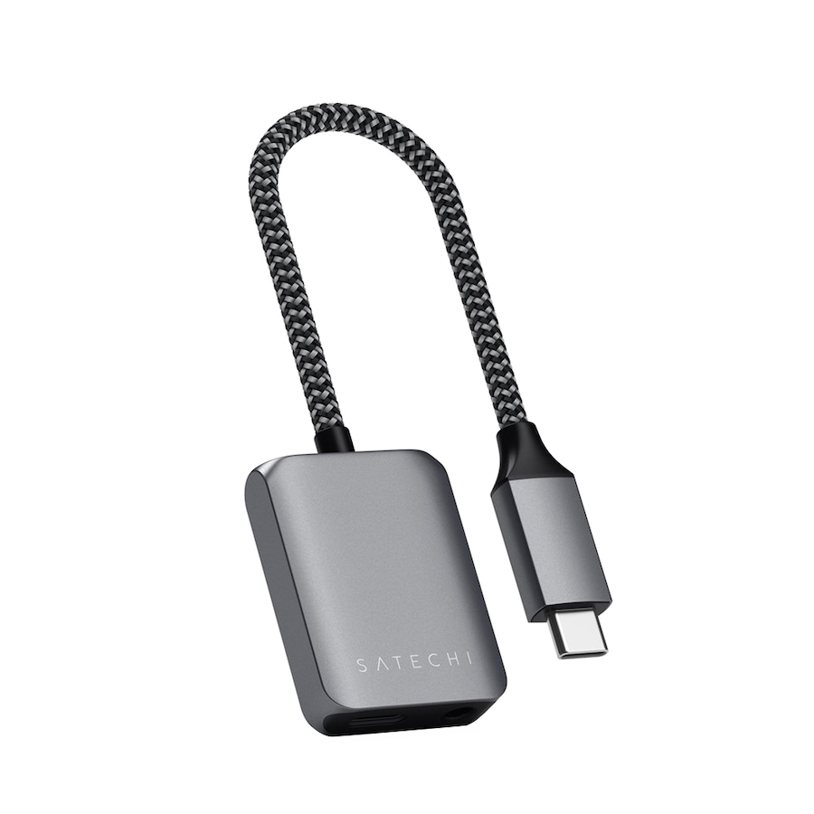 Image 631250.jpg, Product 631-250 / Price $39.99, Satechi USB-C to 3.5 mm Audio and PD Adapter from Satechi on TSC.ca's Electronics department