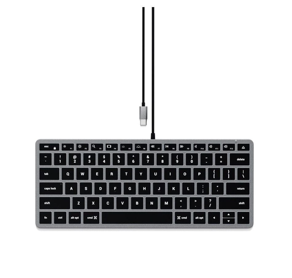 Image 631258.jpg, Product 631-258 / Price $79.99, Satechi Slim W1 USB-C Wired Keyboard on TSC.ca's department