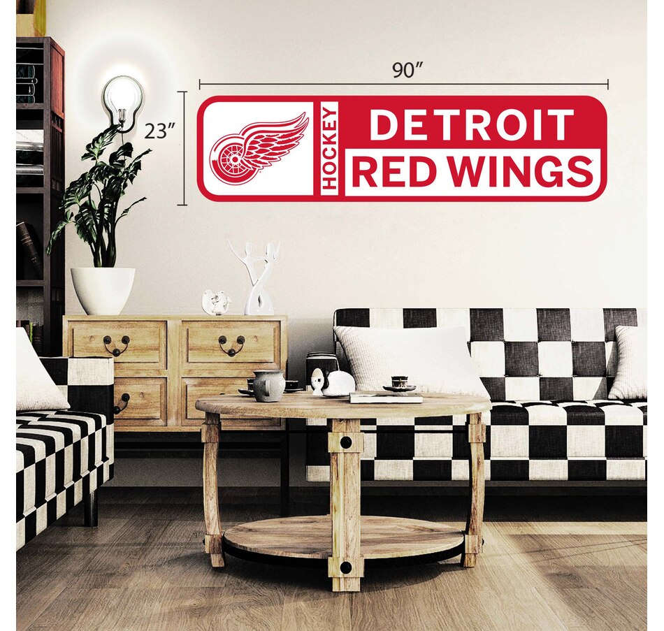 Sports For your Home Detroit Red Wings 90" x 23" Team