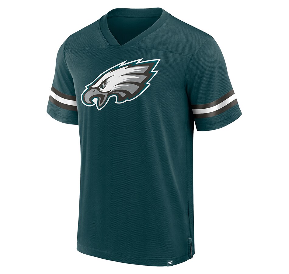 Image 631390.jpg, Product 631-390 / Price $79.99, Men's Philadelphia Eagles NFL Hashmark V-Neck Short-Sleeve Jersey on TSC.ca's Sports department