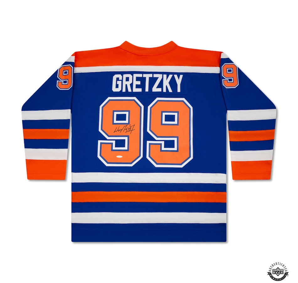 Image 631402.jpg, Product 631-402 / Price $3,499.99, Upper Deck Authenticated Autographed Wayne Gretzky Edmonton Oilers Mitchell and Ness 1986/87 Throwback Jersey from Upper Deck on TSC.ca's Health & Fitness department