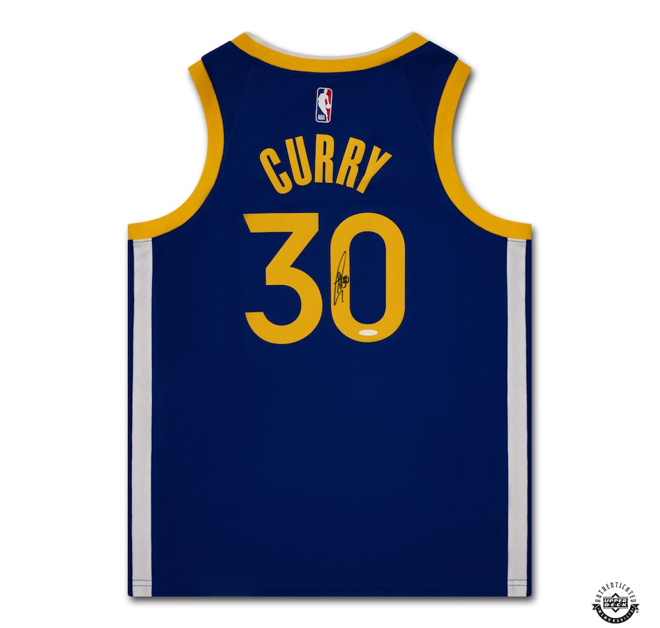 Image 631413.jpg, Product 631-413 / Price $9,799.99, Upper Deck Authenticated Autographed Steph Curry Golden State Warriors Royal Blue Icon Edition Authentic Jersey from Upper Deck on TSC.ca's Health & Fitness department