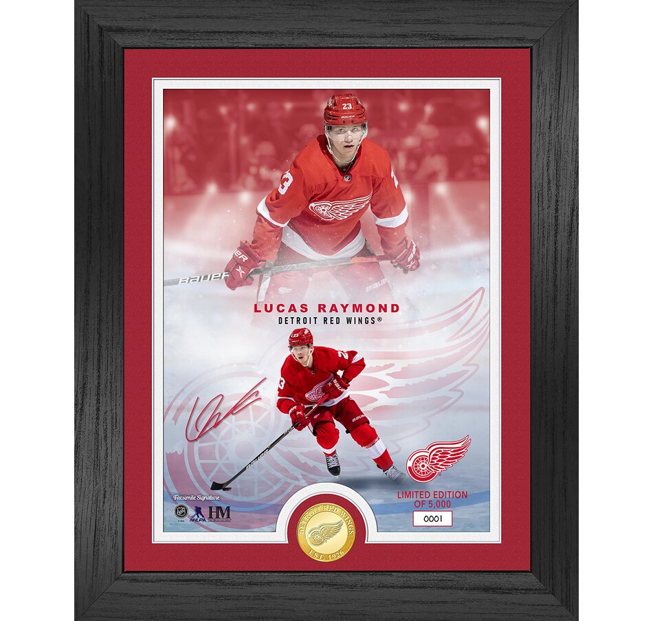 Image 631466.jpg, Product 631-466 / Price $114.99, NHL Legends Bronze Coin Photo Mint- Lucas Raymond from Highland Mint on TSC.ca's Sports department