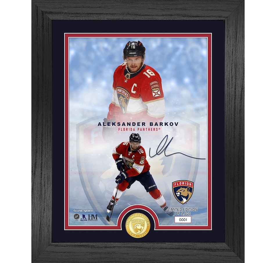 Image 631471.jpg, Product 631-471 / Price $114.99, NHL Legends Bronze Coin Photo Mint- Aleksander Barkov from Highland Mint on TSC.ca's Sports department