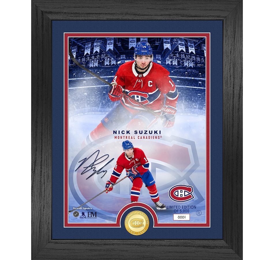 Image 631476.jpg, Product 631-476 / Price $114.99, NHL Legends Bronze Coin Photo Mint- Nick Suzuki from Highland Mint on TSC.ca's Sports department