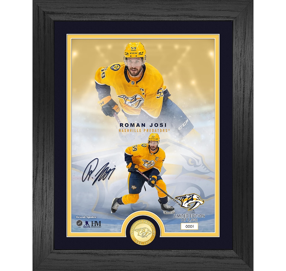 Image 631477.jpg, Product 631-477 / Price $114.99, NHL Legends Bronze Coin Photo Mint- Roman Josi from Highland Mint on TSC.ca's Sports department