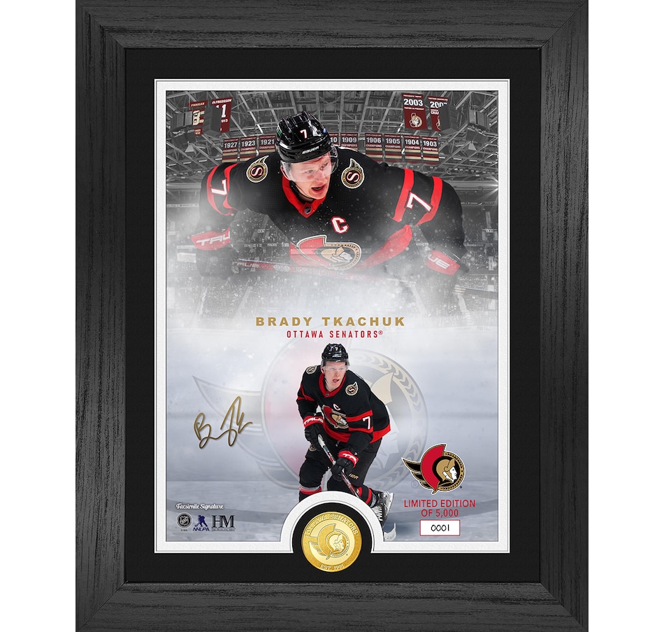 Image 631481.jpg, Product 631-481 / Price $114.99, NHL Legends Bronze Coin Photo Mint- Brady Tkachuk from Highland Mint on TSC.ca's Sports department