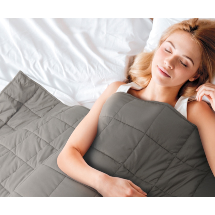 Image 631507_ALTMORE2.jpg, Product 631-507 / Price $99.99, Mahli Deep Relaxation Microfiber Weighted Blanket from Wellness Gadgets on TSC.ca's Health & Fitness department