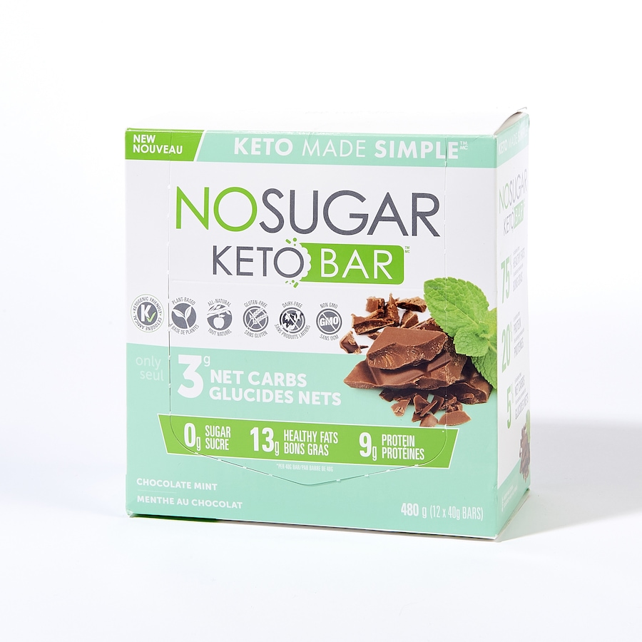 Image 631656_MTCH.jpg, Product 631-656 / Price $38.00, No Sugar Company Keto Bar 12-Count from Vegan Pure  on TSC.ca's Health & Fitness department