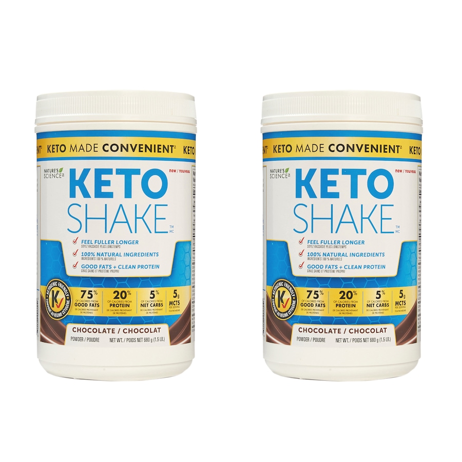 Image 631995_CHO.jpg, Product 631-995 / Price $110.00, Keto Made Convenient Nature's Science Keto Snack Shake Duo from Keto Made Convenient on TSC.ca's Health & Fitness department