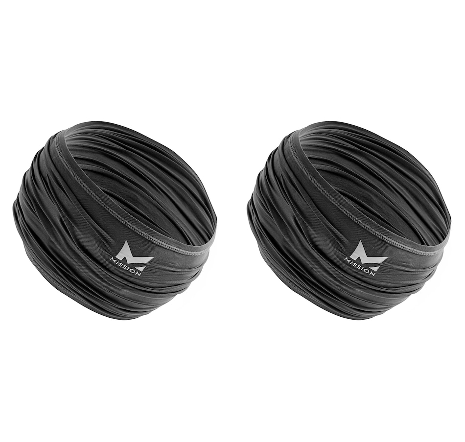 Image 632191_BLK.jpg, Product 632-191 / Price $47.99, Mission Cooling Neck Gaiter & Face Cover 2-Pack from Mission on TSC.ca's Health & Fitness department