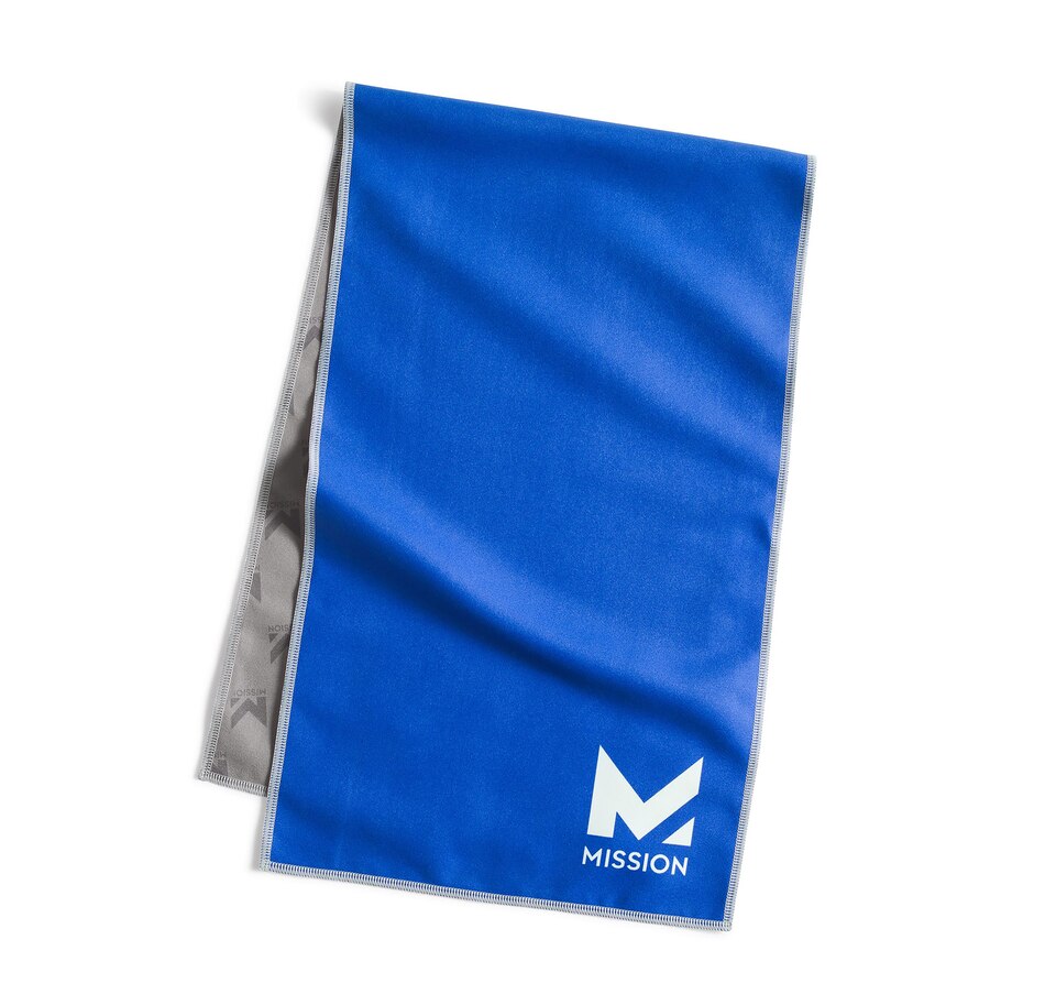 Image 632195_BLU.jpg, Product 632-195 / Price $17.99, Mission HydroActive Microfiber Towel from Mission on TSC.ca's Health & Fitness department