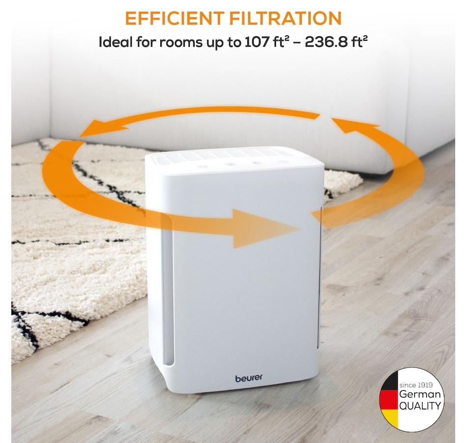Image 632209_ALTMORE7.jpg, Product 632-209 / Price $199.99, Beurer 3-in-1 Hepa Layer Filter Air Purifier from beurer on TSC.ca's Health & Fitness department