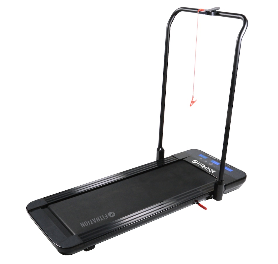 Image 632222_BLK.jpg, Product 632-222 / Price $999.99, FitNation Slimline Walking Treadmill with 1 Month Echelon Classes from Fitnation on TSC.ca's Health & Fitness department