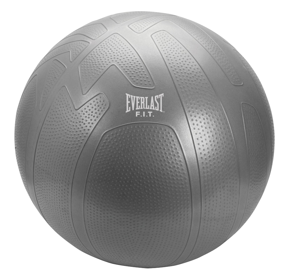 Image 632236_GRY.jpg, Product 632-236 / Price $29.49, Everlast F.I.T. 75cm/30" Pro Grip Burst Resistance Textured Surface Fitness Ball from Everlast on TSC.ca's Health & Fitness department