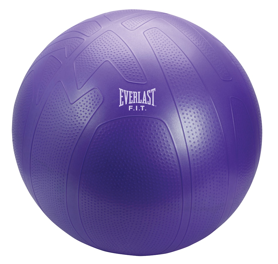 Image 632236_PUR.jpg, Product 632-236 / Price $32.99, Everlast F.I.T. 75cm/30" Pro Grip Burst Resistance Textured Surface Fitness Ball from Everlast on TSC.ca's Health & Fitness department